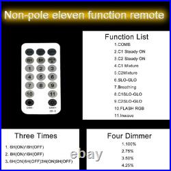 12Ft Outdoor Lighting Christmas Tree Lights Cone Tall Star Topped Artificial Chr