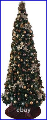 12 Foot Artificial Christmas Tree Without Ornaments, Pre-lit Lights Do Not Work