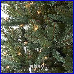 12 Ft Christmas Tree Pre Lit Pine Xmas Decor 1000 Clear Lights 3214 Branch Tips