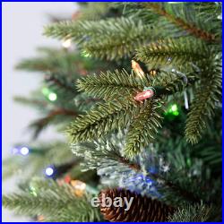 12-ft Hayden Pine Pre-lit Artificial Christmas Tree 1300 Color Change LED Lights