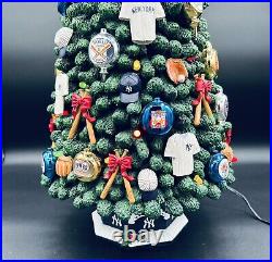 2002 NY Yankees 17.5 Resin Lighted Christmas Tree Danbury Mint Collection 2002 NY Yankees 17.5 Resin Lighted Christmas Tree Danbury Mint Collection