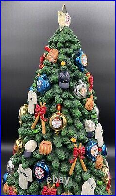 2002 NY Yankees 17.5 Resin Lighted Christmas Tree Danbury Mint Collection 2002 NY Yankees 17.5 Resin Lighted Christmas Tree Danbury Mint Collection