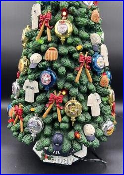 2002 NY Yankees 17.5 Resin Lighted Christmas Tree Danbury Mint Collection 2002 NY Yankees 17.5 Resin Lighted Christmas Tree Danbury Mint Collection