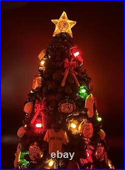 2002 NY Yankees 17.5 Resin Lighted Christmas Tree Danbury Mint Collection 2002 NY Yankees 17.5 Resin Lighted Christmas Tree Danbury Mint Collection