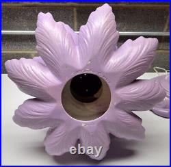 24 Purple Lighted Ceramic Christmas Tree Atlantic mold RARE! Vintage Unique 24 Purple Lighted Ceramic Christmas Tree Atlantic mold RARE! Vintage Unique