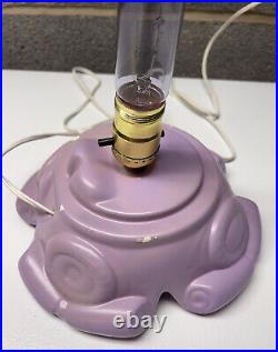 24 Purple Lighted Ceramic Christmas Tree Atlantic mold RARE! Vintage Unique 24 Purple Lighted Ceramic Christmas Tree Atlantic mold RARE! Vintage Unique