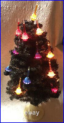 30 SHINY BRITE BUBBLE LIGHT CHRISTMAS TREE Color Liquid withadditional Bulbs