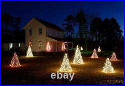 3' Crab Pot Christmas Tree by Core Sounds with white LED lights folds flat
