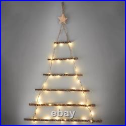 40 Warm White Led Lights Wall Hanging Christmas Twig Tree Xmas Decoration -64cm