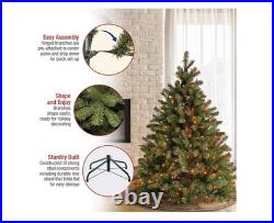 4.5 Ft Pre-Lit Artificial Christmas Tree 450 Multicolored Lights