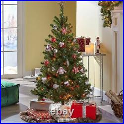 4.5-ft Fraser Fir Hinged Artificial Christmas Tree (Ornaments Not Included)