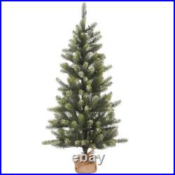 4.5 ft. Pre-Lit Trinity Spruce Tree with LED Lights, Plug-In
