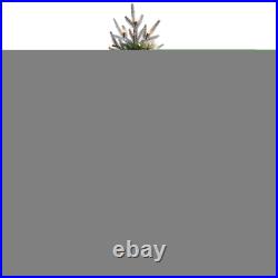 4' Frosted Artificial Christmas Tree Pre-Lit, LED, Berries in Decorative Planter