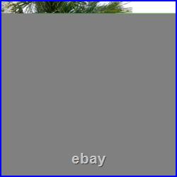 4' Frosted Artificial Christmas Tree Pre-Lit, LED, Berries in Decorative Planter