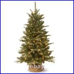 4' Green Pine Trees Artificial Christmas Tree with 150 Clear Lights