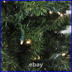 4' Prelit Artificial Christmas Tree LED Canadian Pine Candlelight Lights