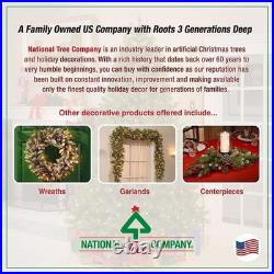 4ft Green Spruce Christmas Tree Prelit Multicolor Lights, Metal Stand Included