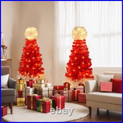 4ft Lighted Christmas Tree Set of 2, Artificial Tree with Warm White Lights new 4ft Lighted Christmas Tree Set of 2, Artificial Tree with Warm White Lights new