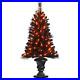 4ft_Pre_lit_Black_Christmas_Entrances_Tree_Potted_Xmas_100_Orange_LED_Lights_US_01_ga