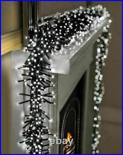500/750/1000/1500 LED Xmas Tree Fairy String Lights Christmas Wedding White BNIB