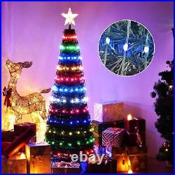 5Ft RGBY Lighted Christmas Tree for living rooms/outdoor/restaurants/parties