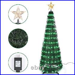 5Ft RGBY Lighted Christmas Tree for living rooms/outdoor/restaurants/parties