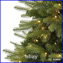 5Ft. Vancouver Fir Natural Look Artificial Christmas Tree with 350 Clear LED Lig