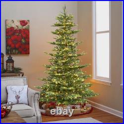 5/6/7ft Pre-lit Artificial Christmas Tree Fake Aspen Fir Xmas tree Easy Assembly 5/6/7ft Pre-lit Artificial Christmas Tree Fake Aspen Fir Xmas tree Easy Assembly