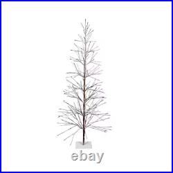 5.92-Ft Pre-Lit Brown Artificial Christmas Tree with White LED Lights 5.92-Ft Pre-Lit Brown Artificial Christmas Tree with White LED Lights