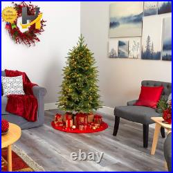 5 Ft Vancouver Fir Natural Look Artificial Christmas Tree & 350 Clear LED Lights