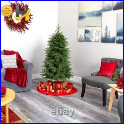 5 Ft Vancouver Fir Natural Look Artificial Christmas Tree & 350 Clear LED Lights