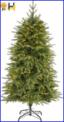 5 Ft Vancouver Fir Natural Look Artificial Christmas Tree & 350 Clear LED Lights