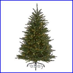5' Napa Valley Fir Artificial Christmas Tree, Clear Lights & Bendable Branches