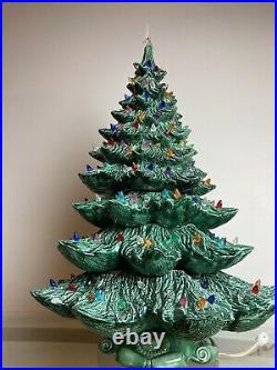 5 Piece Nowells 28 Ceramic Christmas Tree Light Atlantic Mold Musical Base
