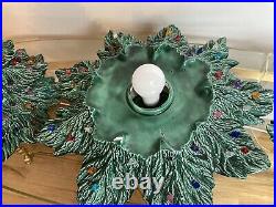 5 Piece Nowells 28 Ceramic Christmas Tree Light Atlantic Mold Musical Base