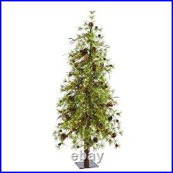 5' Wyoming Alpine Christmas Tree with 100 Clear LED Lights