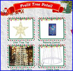 6FT 185Led Smart Lighted Prelit Spiral Christmas Tree, Music Sync, Remote & APP 6FT 185Led Smart Lighted Prelit Spiral Christmas Tree, Music Sync, Remote & APP