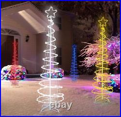 6FT 185Led Smart Lighted Prelit Spiral Christmas Tree, Music Sync, Remote & APP 6FT 185Led Smart Lighted Prelit Spiral Christmas Tree, Music Sync, Remote & APP