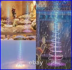 6FT 185Led Smart Lighted Prelit Spiral Christmas Tree, Music Sync, Remote & APP 6FT 185Led Smart Lighted Prelit Spiral Christmas Tree, Music Sync, Remote & APP