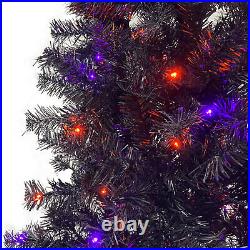 6FT Christmas Tree Artificial Bendable Xmas Tree With LED Lights Bent Top Decor