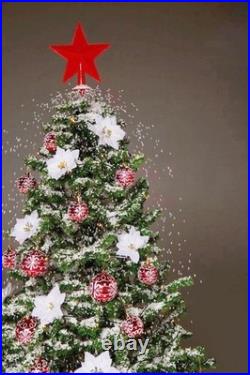 6FT Musical Snowing Christmas Tree withLED Lights Indoor Holiday Decorations