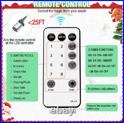 6FT Pre-Lit Artificial Christmas Tree with Remote, 250 Lights & 1000 Branch Tips