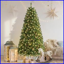 6FT Prelit Artificial Christmas Tree with 250 Lights & 785 Branch Tips for Xmas 6FT Prelit Artificial Christmas Tree with 250 Lights & 785 Branch Tips for Xmas