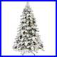 6FT_Prelit_Snow_Flocked_Christmas_Tree_Artificial_White_XMAS_Tree_with_270_light_01_ocn
