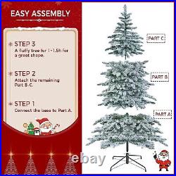6Ft Pre-Lit Artificial Christmas Tree with 400 Warm White LED Lights & 940 PVC T 6Ft Pre-Lit Artificial Christmas Tree with 400 Warm White LED Lights & 940 PVC T