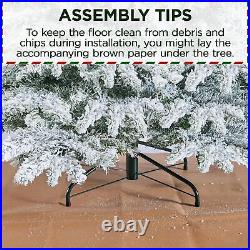 6Ft Pre-Lit Artificial Christmas Tree with 400 Warm White LED Lights & 940 PVC T 6Ft Pre-Lit Artificial Christmas Tree with 400 Warm White LED Lights & 940 PVC T