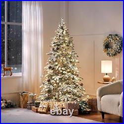 6Ft Pre-Lit Artificial Christmas Tree with 400 Warm White LED Lights & 940 PVC T 6Ft Pre-Lit Artificial Christmas Tree with 400 Warm White LED Lights & 940 PVC T