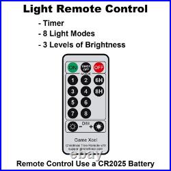 6Ft Pre-lit Christmas Tree Pull-Up Christmas Tree with Remote & 200 LED Lights