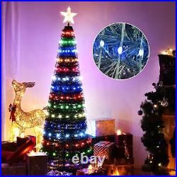 6Ft RGB Lighted Christmas Tree Christmas Tree Decoration Bluetooth App Control