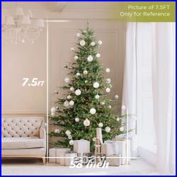 6.5/7.5 ft Pre-Lit Aspen Fir Artificial Christmas Tree with 500 Clear Lights 6.5/7.5 ft Pre-Lit Aspen Fir Artificial Christmas Tree with 500 Clear Lights